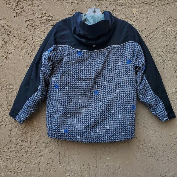 Ripzone Black and Gray Hooded Snow Jacket - Picture 15 of 16